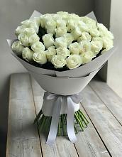 Букет 35 Белых роз в Мишелёвке
