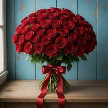 Букет Красные розы Блэк Меджик в Мишелёвке