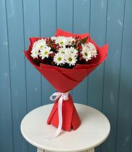 Букет цветов из:  Хризантемы #REPLACE_PRED# Мишелёвке