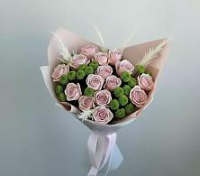 Букет цветов из:  Розы и Хризантемы #REPLACE_PRED# Мишелёвке