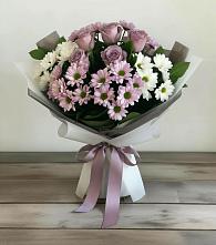Букет цветов из:  Хризантемы и Розы в Мишелёвке