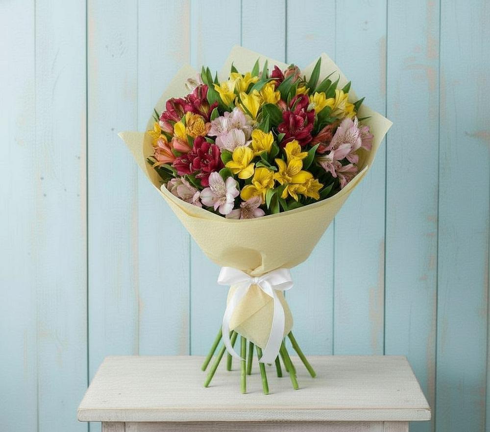Букет цветов из: Альстромерии в Мишелёвке