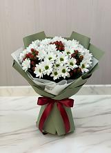 Букет цветов из:  Хризантемы #REPLACE_PRED# Мишелёвке