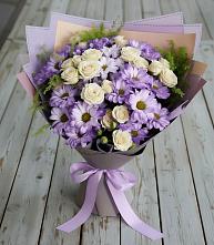 Букет цветов из:  Хризантемы и Розы в Мишелёвке